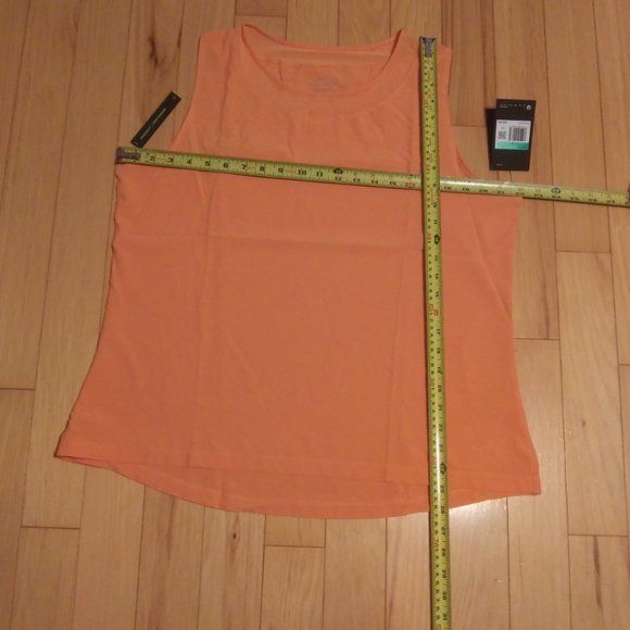 NWT Nike Flex Peach Orange Standard fit  Dri Fit Golf Top XL - Picture 11 of 15